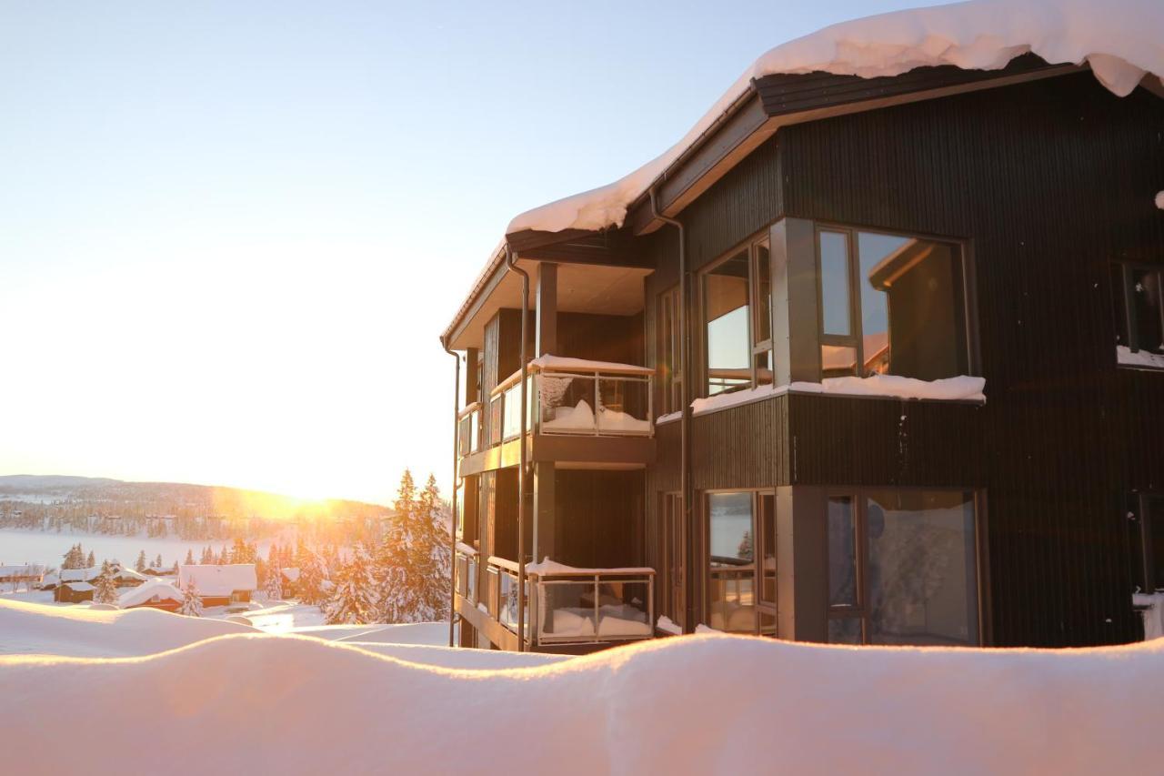 شقة Beautiful Penthouse With Panoramic View At Sjusjoen المظهر الخارجي الصورة