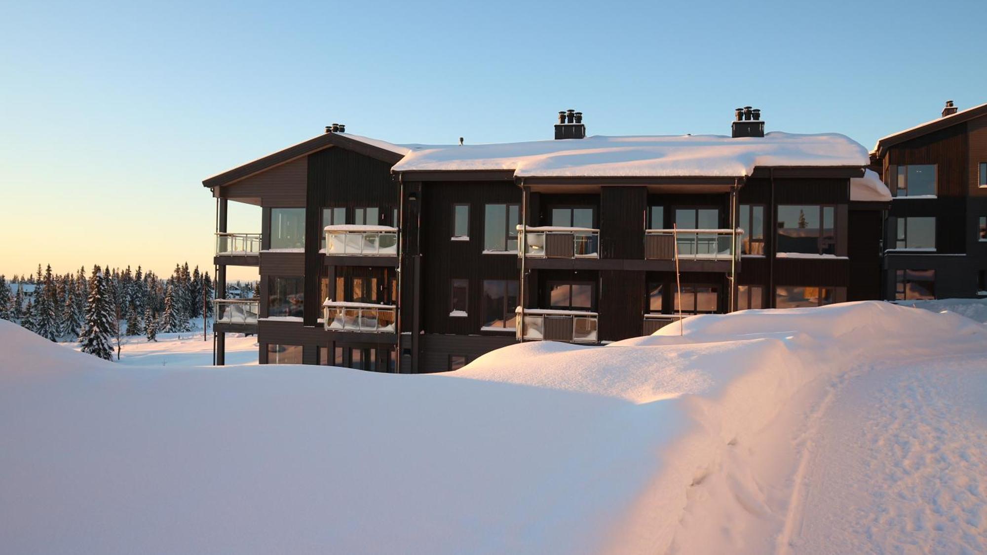 شقة Beautiful Penthouse With Panoramic View At Sjusjoen المظهر الخارجي الصورة